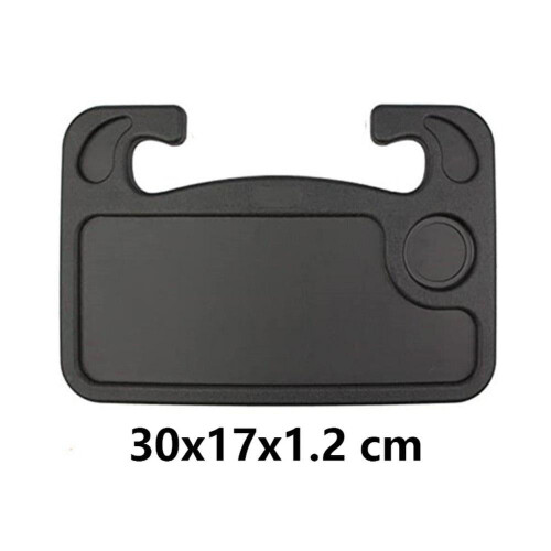 Car Steering Wheel Tray Left Wind Black 0.03 oz