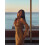 (Chestnut, L) Robe à sequins ajourée GY26086 1