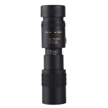 (Black) Monokular 10-500x40 Zoom HD Militärgrün Professionelles tragbares Outdoor-Smartphone-Fotografie-Set