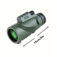 (Adult Version) Green 10x42 HD Monocular High Power Night Vision Compact Outdoor Telescope