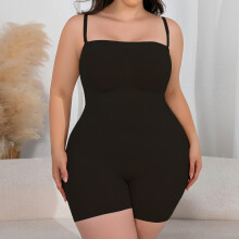 (Black boxer, XL) Pure Desire Sexy Triangel-Body ohne Träger, nahtlos, eng anliegende Innenschicht