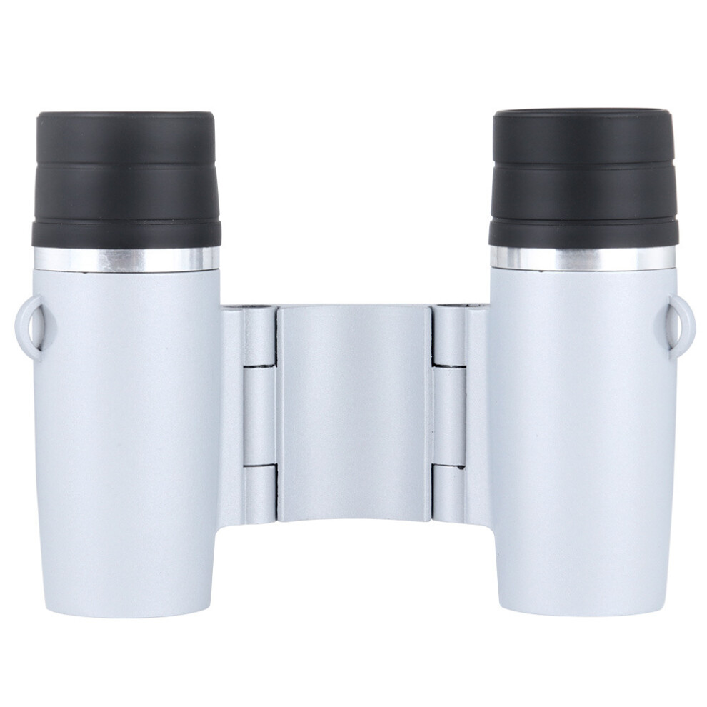 (40x22 Silver) 10X25 Dual-Tube Binoculars Auto Focus HD High Power Night Vision Portable Outdoor Kit-image-OPC-PWHVCRR-NEW