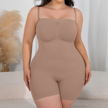 (Khaki square shorts, XL) Pure Desire Seksowny trójkątny body bez ramiączek dla kobiet, bezszwowa, obcisła warstwa wewnętrzna