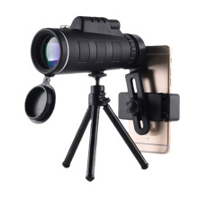(Telescopic Support Version) 12x50 og 40x60 monokulært kikkertteleskop, nattsyn i svakt lys, telefonkompatibelt for utendørseventyr