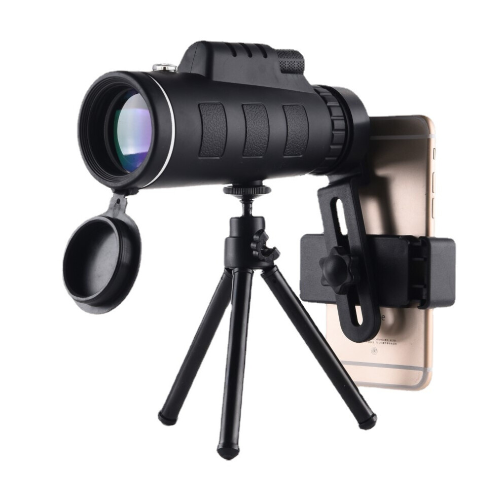 (Telescopic Support Version) 12X50 & 40X60 Monocular Binocular Telescope, Low Night Vision, Phone-Compatible For Outdoor Adventure Light 7677365427594