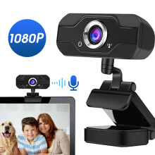 HD Webcam with Microphone 1080P USB for Desktop Laptop