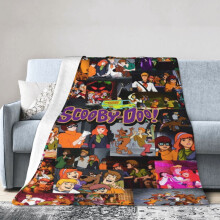 Scooby Doo plush throw blanket 50x60 inches