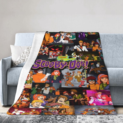 Scooby Doo plush throw blanket 50x60 inches