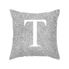 King Size Pillowcases Letter Design 45x45 cm