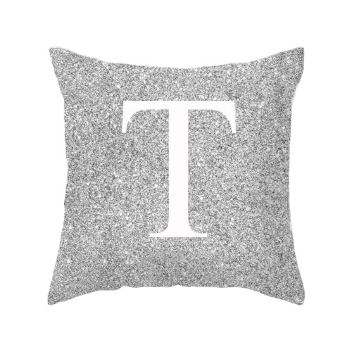 King Size Pillowcases Letter Design 45x45 cm