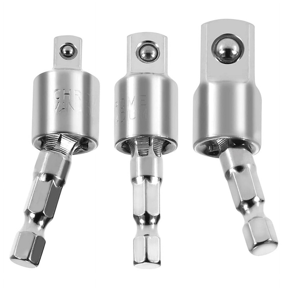 Socket Adapter Set Impact Grade 360-Degree Swivel 3 Pack 393040978867