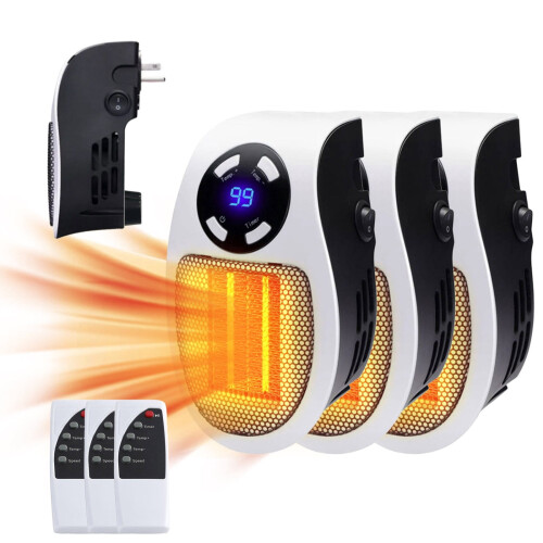 Baikk ceramic space heater 500W portable indoor
