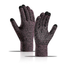 (rose) Winter Heating Gloves Hand Warmer Touch Screen Outdoor Cycling Hiking Camping Article Accessories