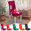 Christmas tree ornaments elastic chair cover washable 1
