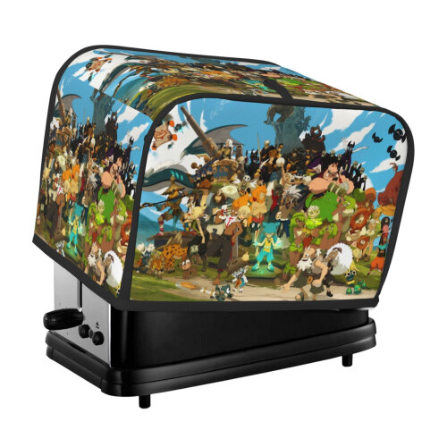 Wakfu toaster cover 2-slice polyester dust and fingerprint