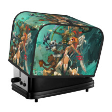 Wakfu toaster cover 2-slice polyester dust and fingerprint