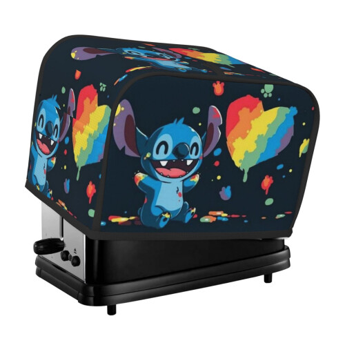 Stitch Toaster Cover 2-Slice Polyester Dust and Fingerprint