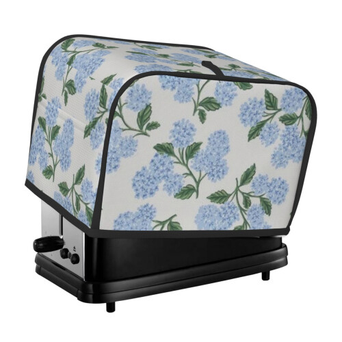 Floral Toaster Cover 2-Slice Polyester Dust and Fingerprint