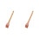 Grill Brush with Roundwood Handle 2 pcs 1