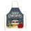 Christmas apron black red buffalo plaid snowflake adjustable 1