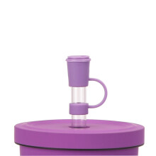 Silicone Straw Plug Milk Tea Shape 6-Pack