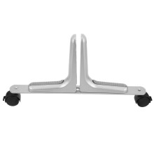 1Folding Room Divider Stand Met Wieltjes Voor Eenvoudig Verplaatsen