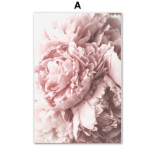 Cora Nieles Meisterwerk: Rosa Pfingstrosen-Drucke, moderne Blumenkunst auf Öko-Baumwollleinwand, wasserfest und leicht zu reinigen, verschönert