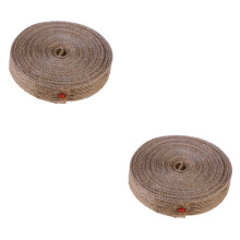 Burlap ribbon for flower bouquets 2 count