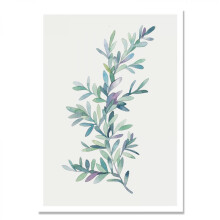 Handgefertigte botanische Dekoration, lebendige Aquarelldrucke mit Sukkulentenmotiven, umweltfreundliche Farbe, auf Keilrahmen gespannt, ungerahmt,