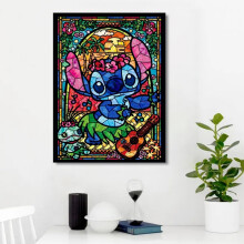 Umweltfreundliche Leinwand, stilvolle Wanddekoration mit wasserfester Oberfläche, komplettes Diamantmalerei-Set, hochauflösendes Muster,