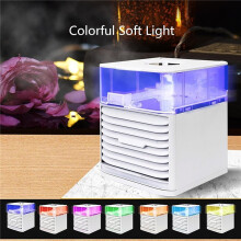 Mini ventilateur USB, 3 vitesses veilleuse brume silencieux chambre bureau