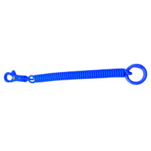 Chaveiro elástico, cordão leve com fecho de segurança para uso versátil, corda espiralada para função elástica do chaveiro.