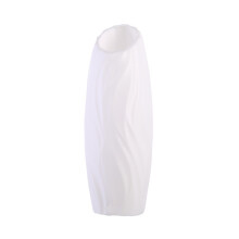 Vase décoratif en porcelaine blanche, vase à fleurs au design unique, matériau écologique pour une décoration durable, parfait pour la maison.