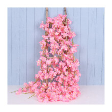Guirnaldas de flores de cerezo artificiales multiusos, guirnaldas de seda con temática japonesa Kawaii con apariencia realista y respetuosas con el