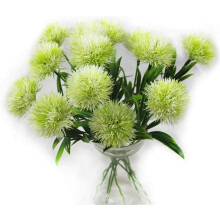 Elegantes flores artificiales de diente de león para arreglos de jardín, plantas de plástico que no se decoloran, 26 cm de largo, 5 cm de