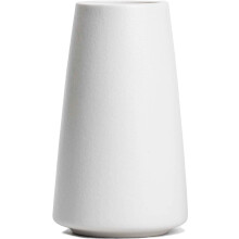 Vase décoratif élégant en céramique émaillée artisanale, style bohème rustique, aspect givré, pot de fleurs minimaliste et résistant aux