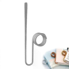 (Silver) Book Holder Ring Bookmark Metal Thumb Book Page Holder Finger Ring Book Opener Holder for Book Lovers