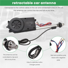 Universal Electric Power Automatic Antenna Car SUV AM & FM Radio Mast Aerial 12V