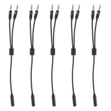 5St Dual Audio Adapter Voor Headset En Microfoon Gaming
