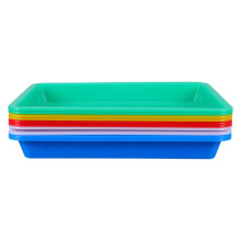 10St Draagbare Trays Voor Snacks En Creatieve Activiteiten