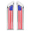 2St Metaal Auto Emblemen Amerikaanse Zelfklevend 3D Stickers 1