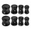 4Paren Zwarte Obsidiaan Oor Pluggen Design Draagcomfort 1