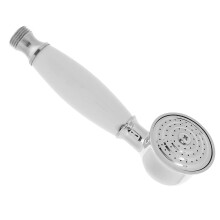 1Handdouche Koperen Vintage Look Wit Keramiek Praktisch En Stijlvol