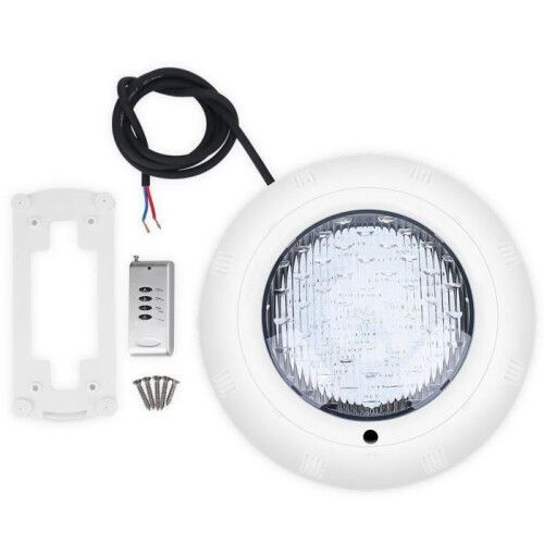 Υποβρύχιο φωτιστικό πισίνας LED IP68 18W, 7 χρώματα, τηλεχειριστήριο, αδιάβρο 1
