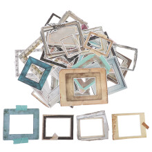 35St Zelfklevende Vintage Frame Stickers Voor Scrapbooking En Handwerk