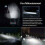 H4 LED Bulb, 6500K White, 24V High/Low Beam Headlight Conversion Kit, 2 Pack 2