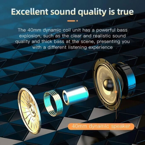 Ασύρματα ακουστικά Bluetooth με ακύρωση θορύβου και μικρόφωνο για κλήσεις, 2