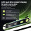 F6 LED Smart Digital Display 5-stufiger Ventilator mit Nachtlicht, Farbe: Basic GreenHY 4