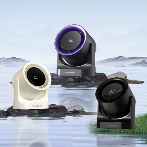 Επιτραπέζιος ανεμιστήρας στροβίλου HX-F315 με επαναφορτιζόμενη ψηφιακή οθόνη 1