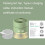 Gaothrán Fuaraithe Uisce Mini USB Infhillte Deisce OM008 (Glas Mousse) HY 6
